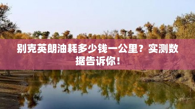 别克英朗油耗多少钱一公里？实测数据告诉你！