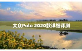 大众Polo 2020款详细评测