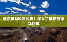 沃尔沃S60怎么样？深入了解这款豪华轿车