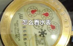 怎么看水表上数字和用了多少水(怎么看水表吨数)