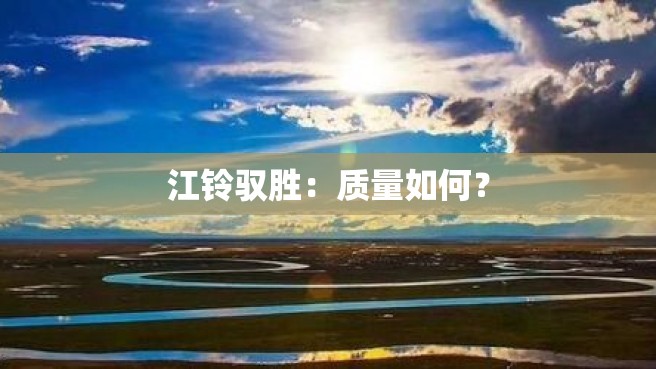 江铃驭胜：质量如何？