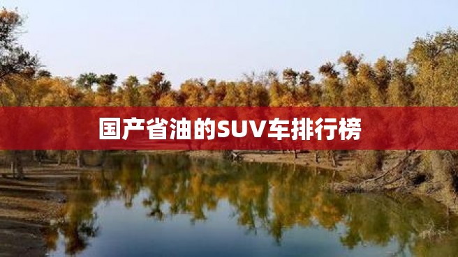 国产省油的SUV车排行榜