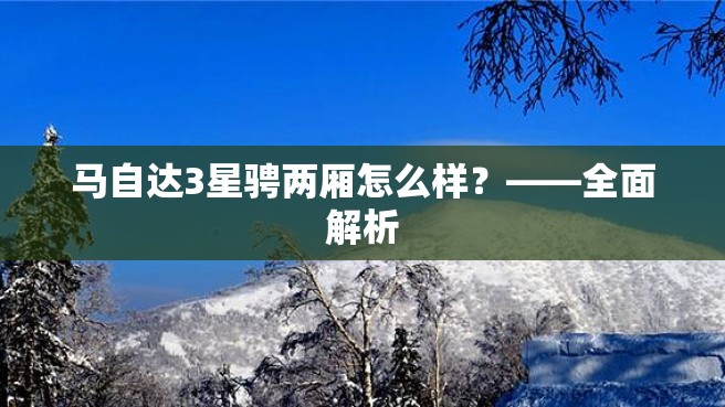 马自达3星骋两厢怎么样？——全面解析