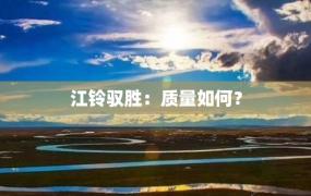 江铃驭胜：质量如何？