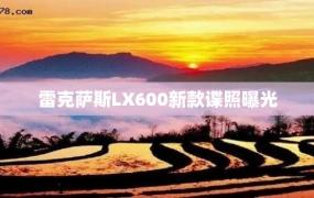 雷克萨斯LX600新款谍照曝光