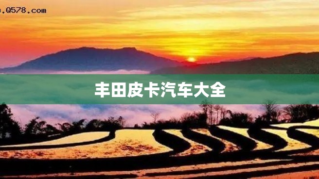 丰田皮卡汽车大全