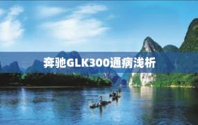 奔驰GLK300通病浅析