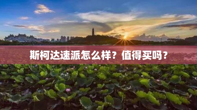 斯柯达速派怎么样？值得买吗？