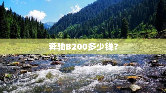 奔驰B200多少钱？