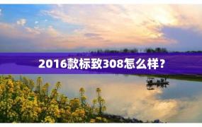 2016款标致308怎么样？