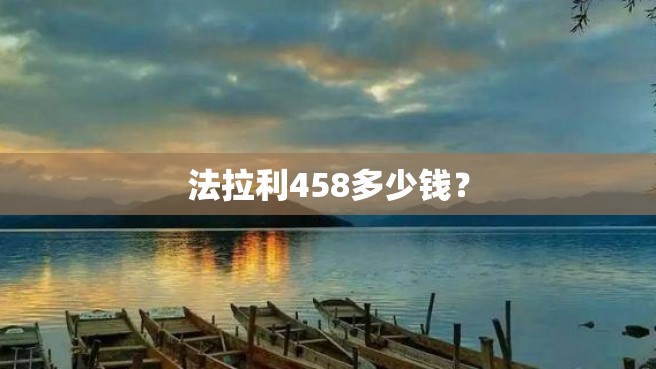 法拉利458多少钱？