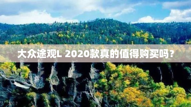 大众途观L 2020款真的值得购买吗？