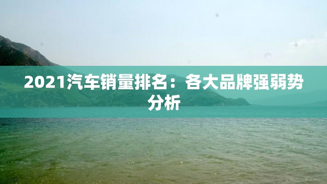 2021汽车销量排名：各大品牌强弱势分析