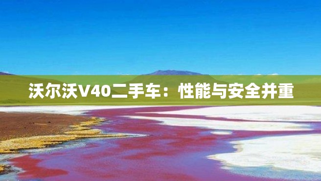 沃尔沃V40二手车：性能与安全并重