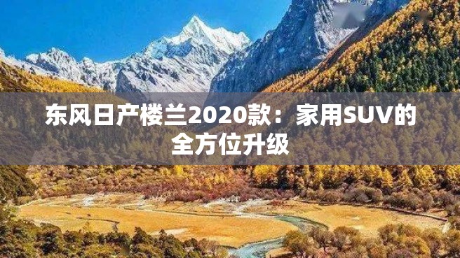 东风日产楼兰2020款：家用SUV的全方位升级