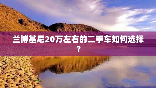 兰博基尼20万左右的二手车如何选择？