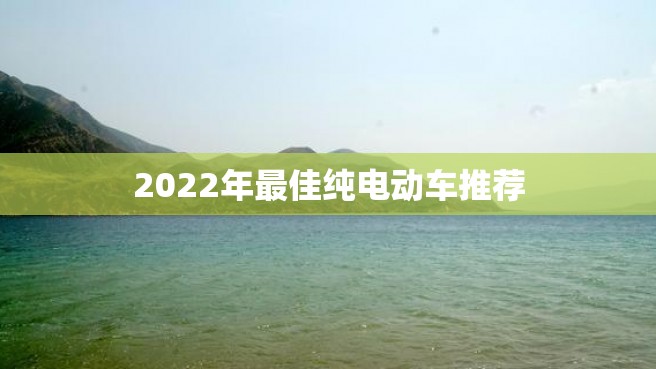 2022年最佳纯电动车推荐