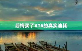 后悔买了XT6的真实油耗