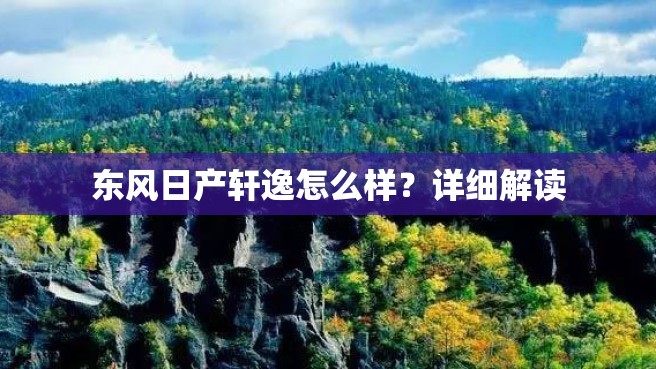 东风日产轩逸怎么样？详细解读