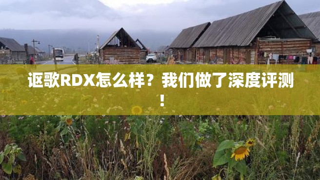 讴歌RDX怎么样？我们做了深度评测！