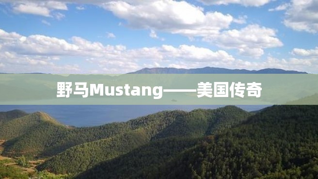 野马Mustang——美国传奇