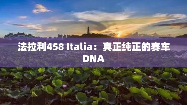 法拉利458 Italia：真正纯正的赛车DNA