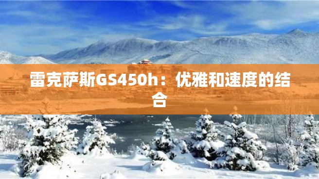 雷克萨斯GS450h：优雅和速度的结合