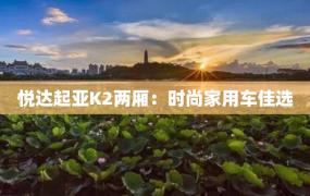 悦达起亚K2两厢：时尚家用车佳选