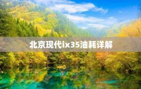 北京现代ix35油耗详解