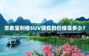 华泰宝利格SUV现在的价格是多少？