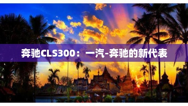 奔驰CLS300：一汽-奔驰的新代表