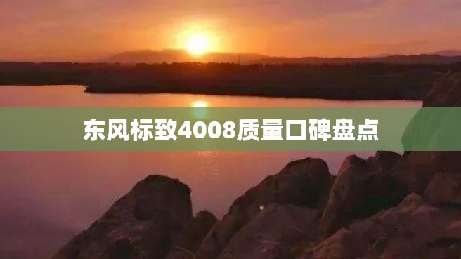 东风标致4008质量口碑盘点