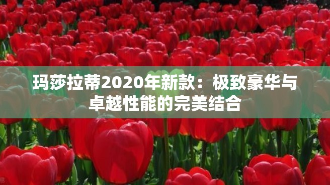 玛莎拉蒂2020年新款：极致豪华与卓越性能的完美结合