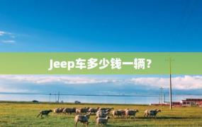 Jeep车多少钱一辆？