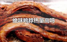 绝味鸭脖热量高吗减肥能吃吗(绝味鸭脖热量高吗)