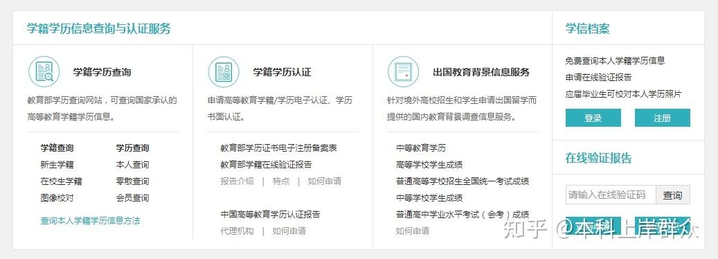 学信网怎么查学历