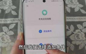 鸿蒙系统充电提示音设置教程