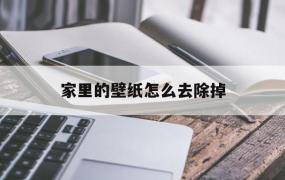 家里的壁纸怎么去除掉