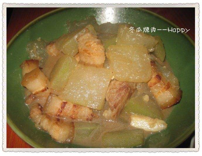 红烧肉炖冬瓜做法