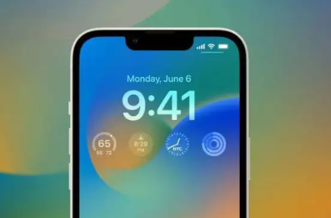 ios16自定义锁屏设置教程