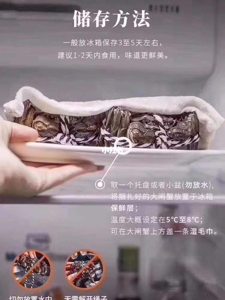 螃蟹怎么放冰箱储存