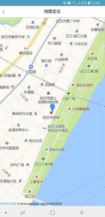 地图测距怎么显示两地的地名