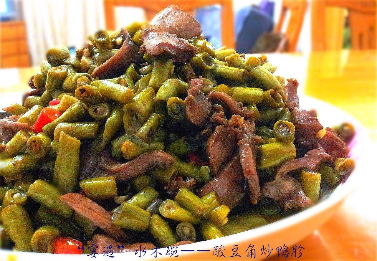 酸豆角怎么炒好吃