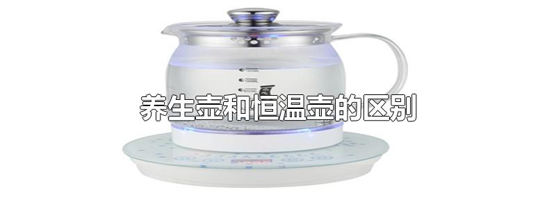 养生壶和恒温壶的区别是什么(养生壶与恒温壶的区别)