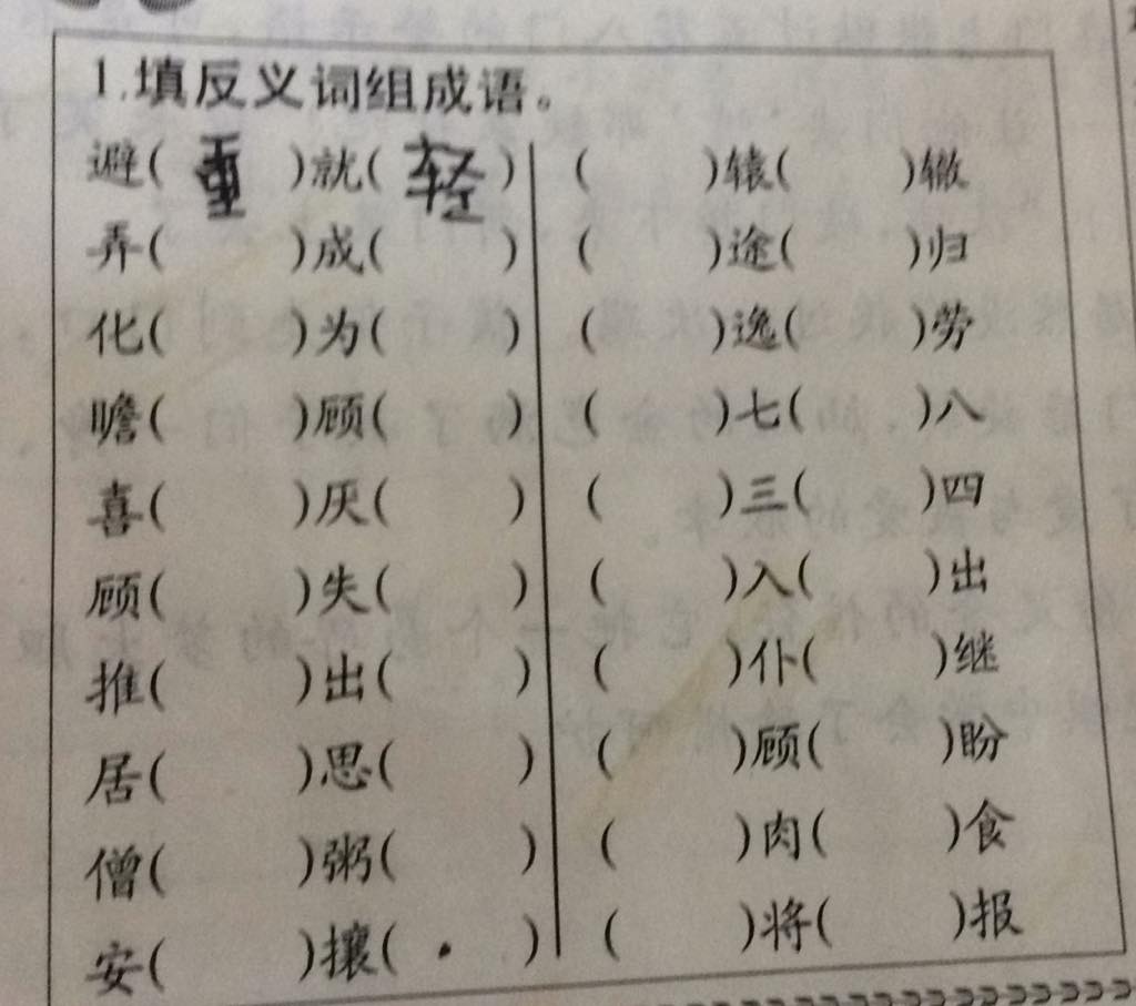 弄巧成拙的反义词