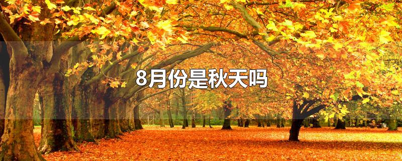 8月份是秋天吗(8月份是秋天还是夏天)