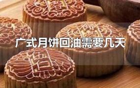 广式月饼回油需要几天(月饼回油一般几天)