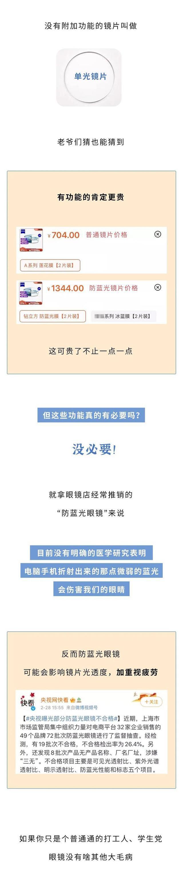 300块和3000块的眼镜，有啥区别？一文为大家揭秘，别再交智商税