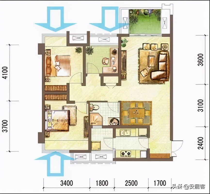 干货｜如何看懂户型图？手把手教你买房不被忽悠