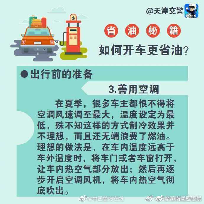 新手司机快看！省油秘籍来了